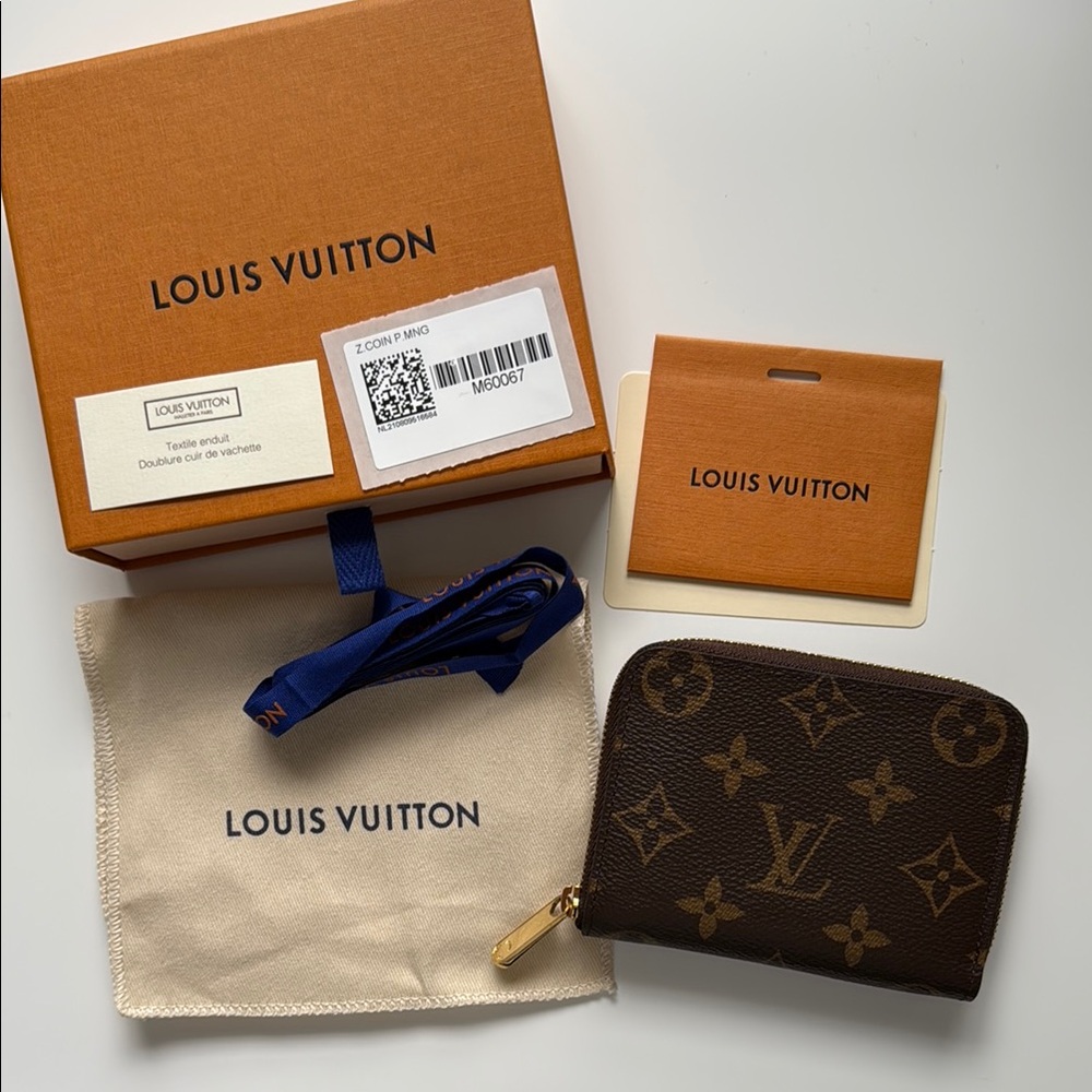 Louis Vuitton Brown Monogram Zippy Coin Purse